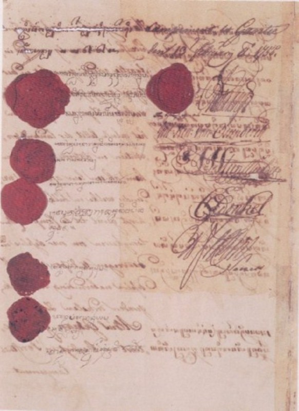 perjanjian giyanti ditulis dalam naskah ini pada beberapa abad silam